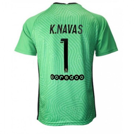 Koszulka Paris Saint-Germain PSG Keylor Navas 1 Bramkarska Trzeci Koszulki Piłkarskie 2020-2021 Krótki Rękaw